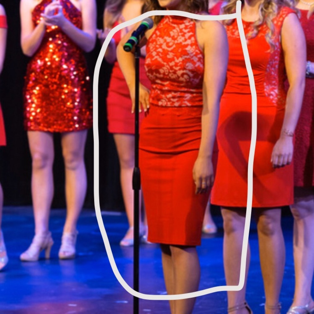 Red dress